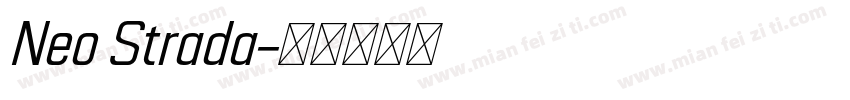 Neo Strada字体转换